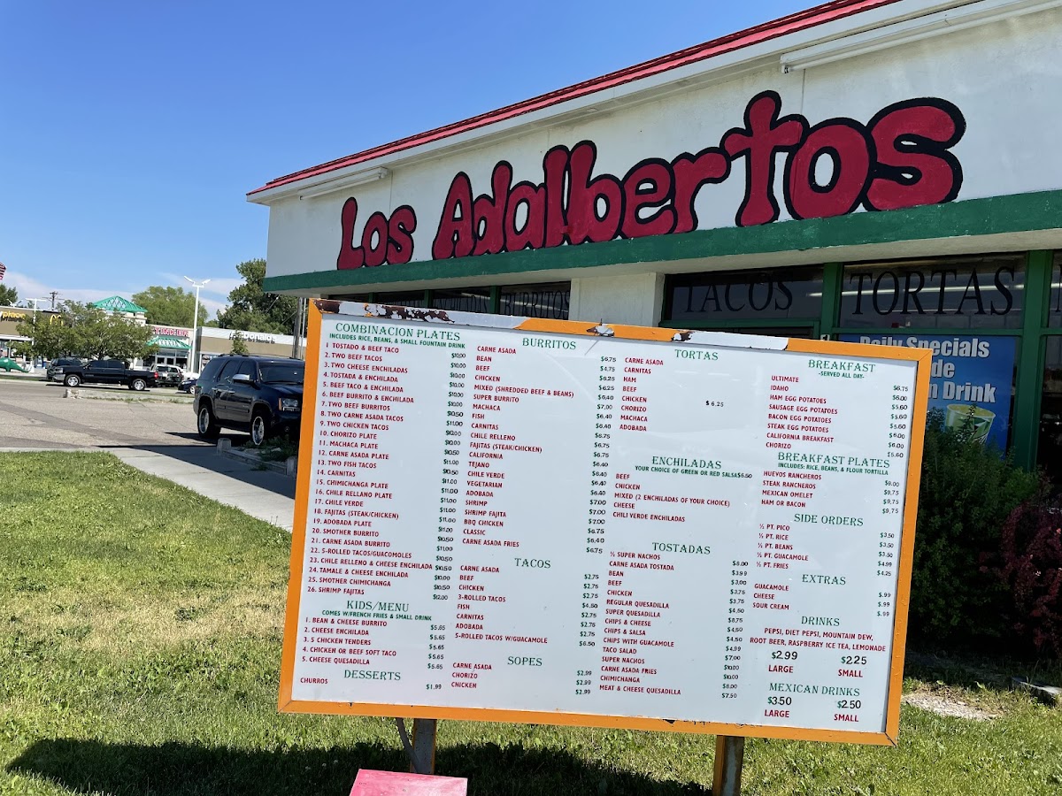 Los Adalbertos Menu - Image 3