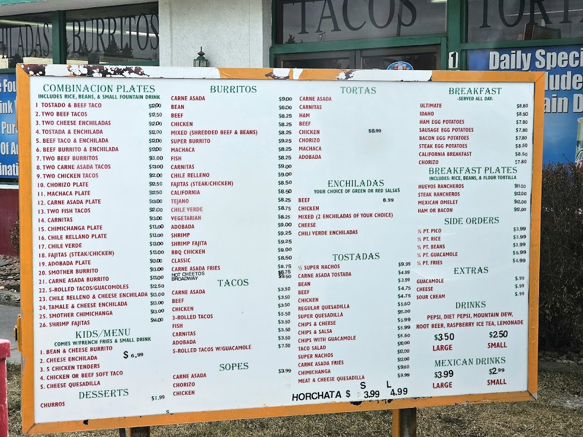 Los Adalbertos Menu - Image 4
